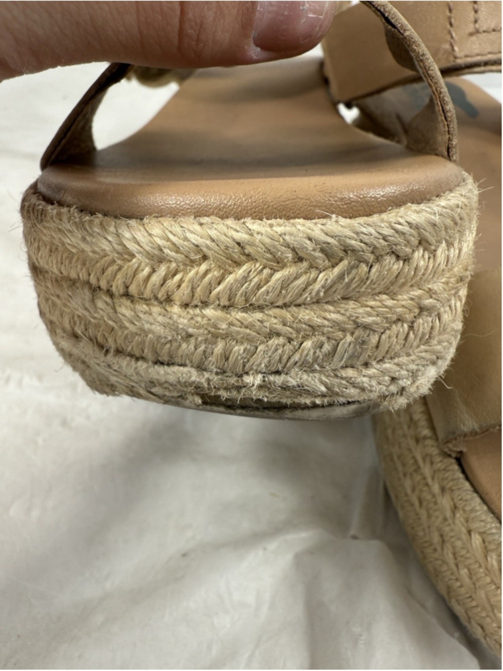Sorel Cameron Wedge Cork Slingback Sandal Size 7 BEIGE - Picture 14 of 16